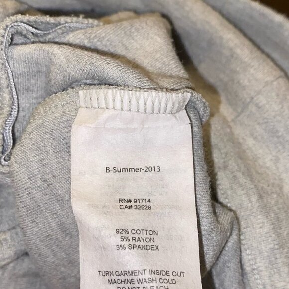 ARMANI Exchange Logo Jacket with Pockets Light Gray Size M - Picture 6 of 7